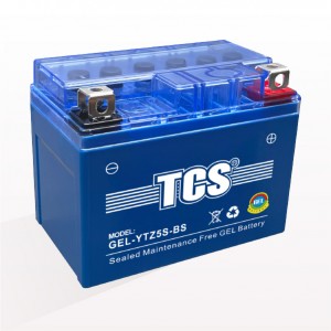 Sealed MF gel battery for motorcycle TCS YTZ5S-BS
