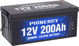 Batteria al litio PIONERGY 12V 200Ah Plus